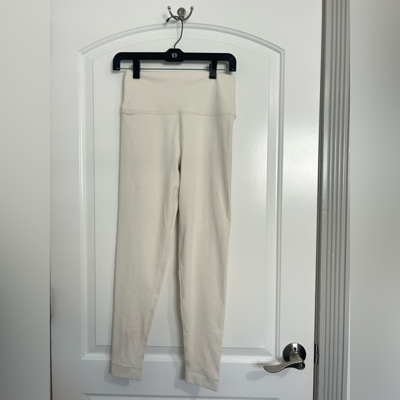 Set Active Luxform High Rise Leggings Color Blanc Cream Size Medium Athleisure - Picture 2 of 10